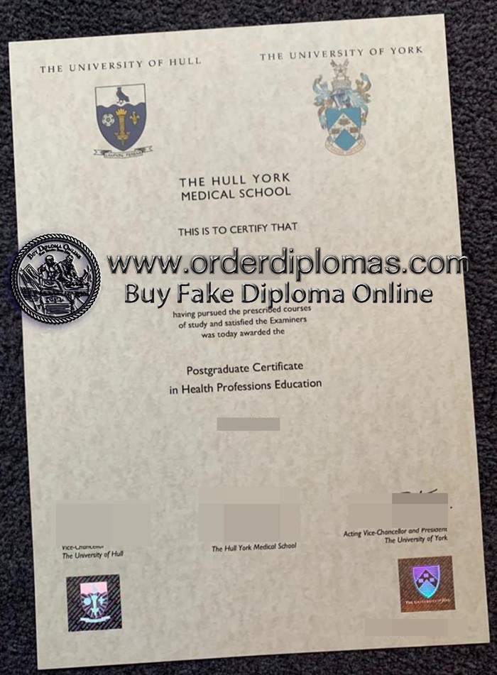 buy fake Hull York Medical School diploma