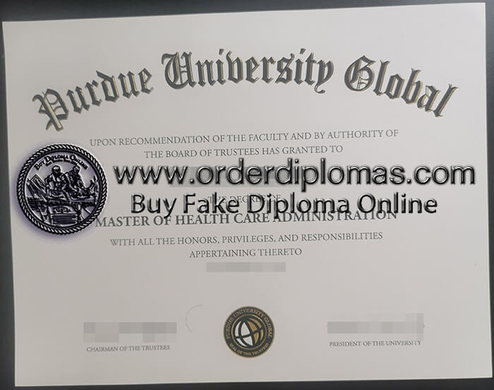 buy fake Purdue University Global diploma