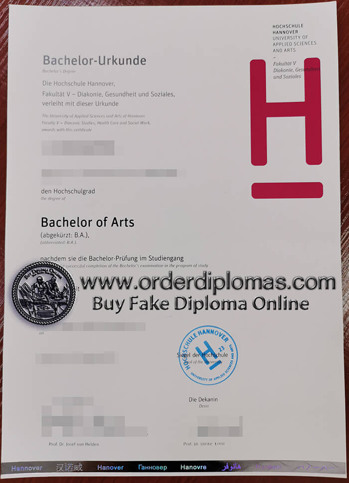 buy fake Hochschule Hannover diploma