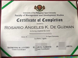 Buy university of the Philippines Open University diploma.
