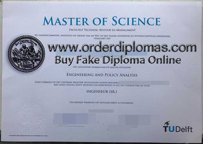 buy fake Delft University of Technology diploma