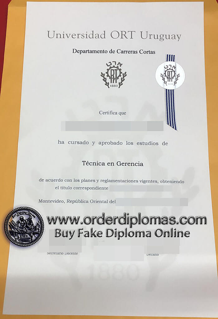buy fake Universidad ORT Uruguay diploma