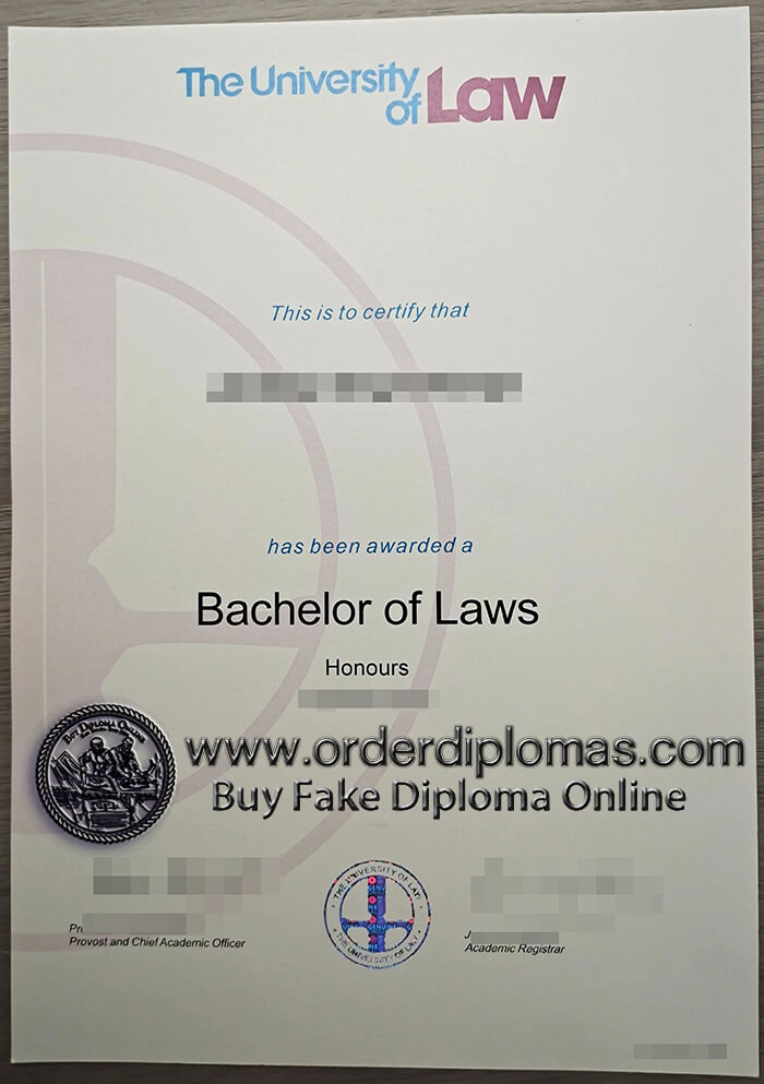 buy fake University of Law diploma