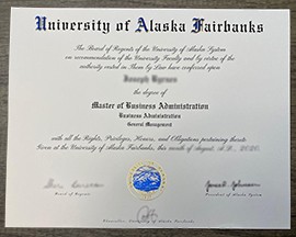 Buy fake University of Alaska Fairbanks diploma online.