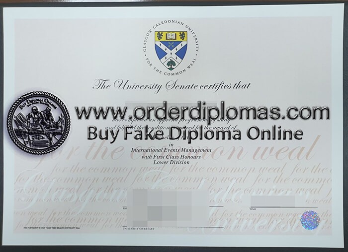 buy fake glasgow caledonian university diploma