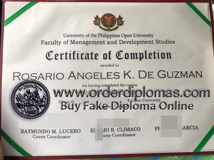buy fake university of the Philippines Open University diploma