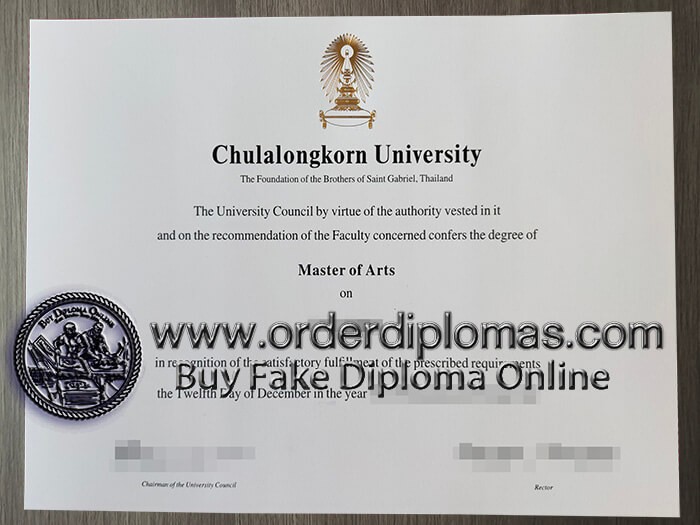 buy fake Chulalongkorn University diploma