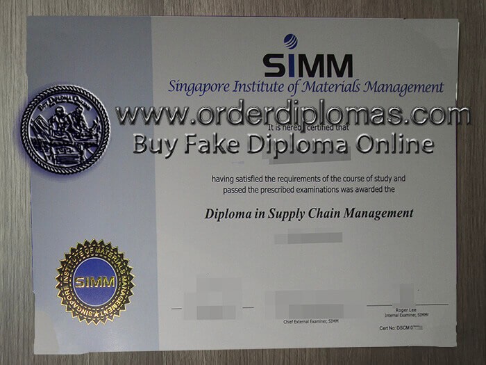 buy fake Singapore Institute of Materials Management diploma