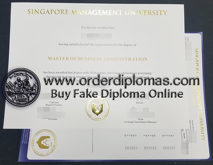 buy fake Singapore Management University diploma