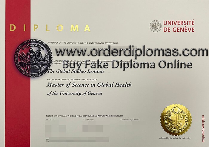 buy fake Universite of de Geneve diploma