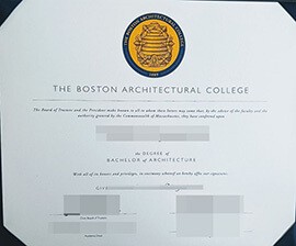 Buy fake boston architectural college diploma.