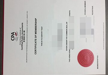 How long a order fake Hong Kong CPA certificate?