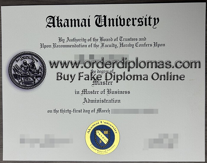 buy fake Akamai University diploma