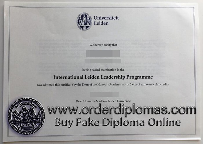 buy fake Leiden University diploma