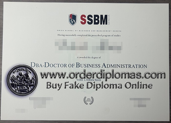 buy fake Swiss School of Management diploma