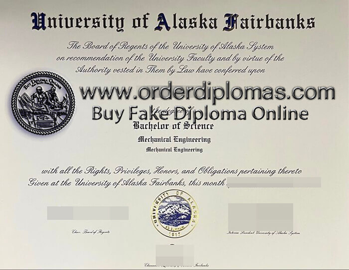 buy fake University of Alaska - Fairbanks diploma