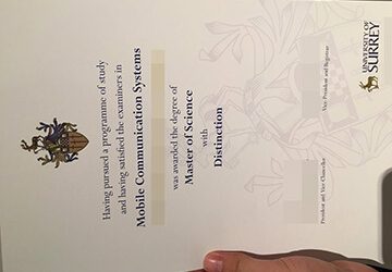 Order fake University of Surrey degree certificate.