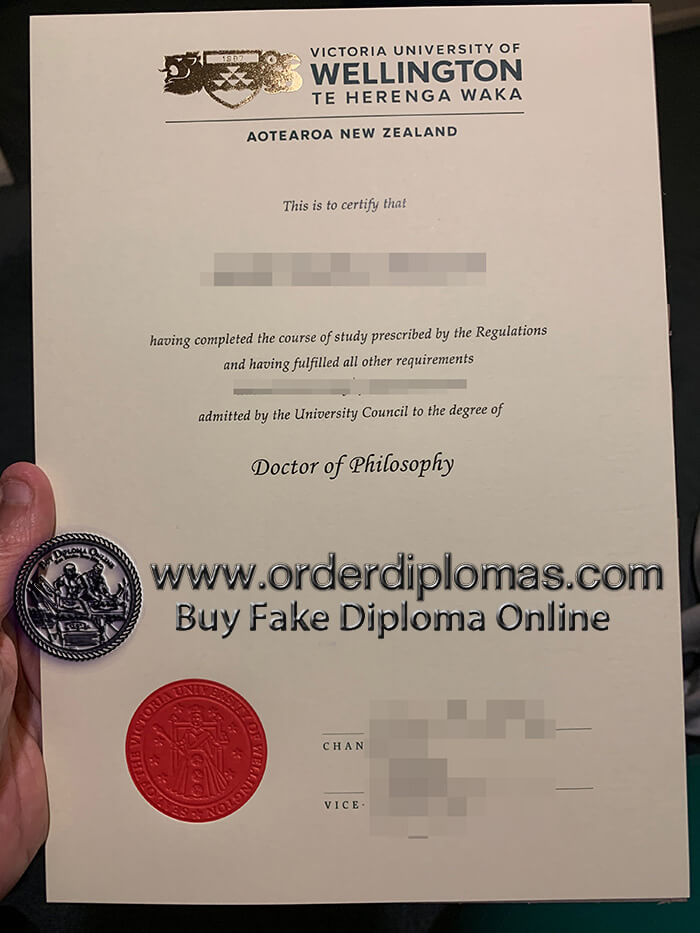 buy fake Victoria University of Wellington diploma