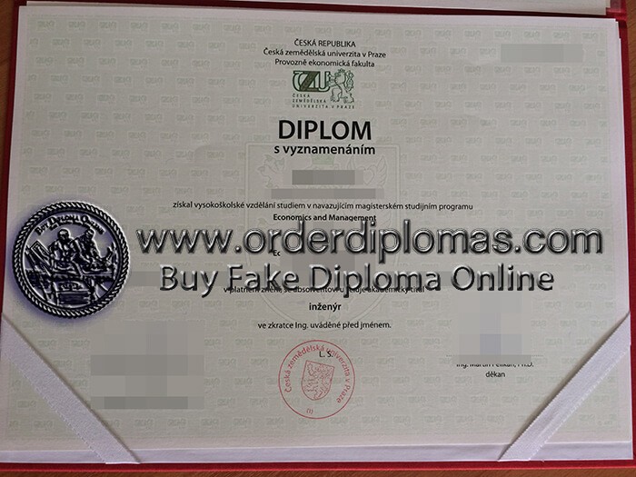 buy fake ceska zemedelska univerzita v praze diploma