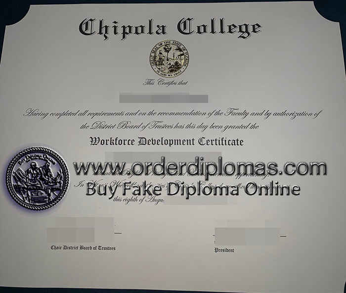 buy fake chipola college diploma