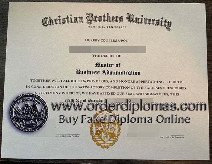 buy fake christian brothers university diploma