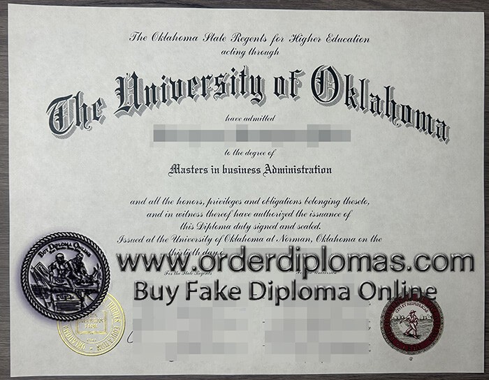 buy fake university of oklahoma diploma