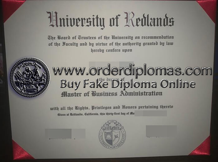 buy fake university of redlands diploma