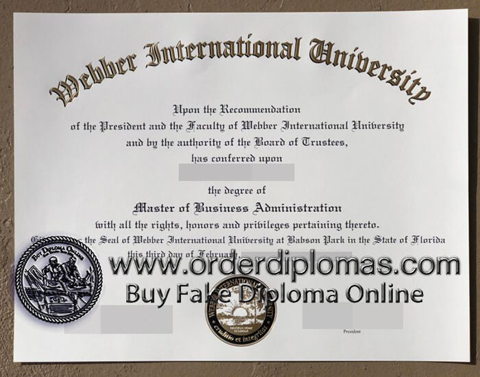 buy fake webber international university diploma