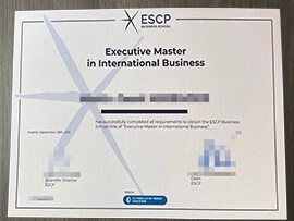How to buy fake ESCP Business School diploma?