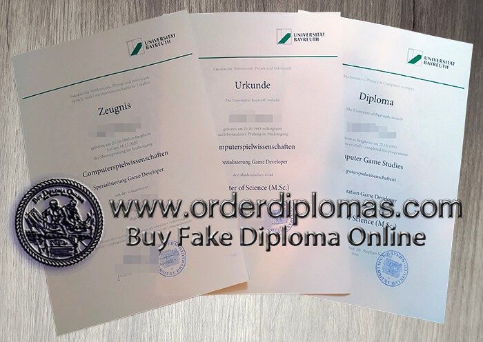 buy fake University of Bayreuth diploma