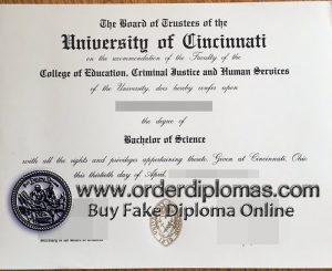 buy fake University of Cincinnati diploma