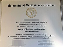 buy University of North Texas Dallas diploma