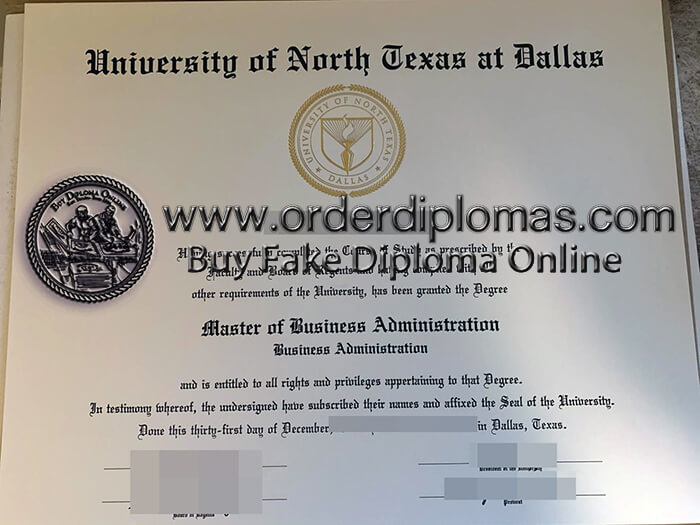 buy fake University of North Texas Dallas diploma