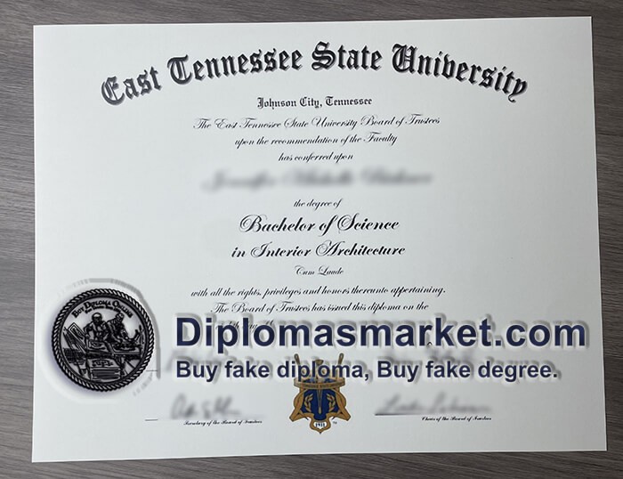 ETSU fake diploma, buy ETSU bachelor's degree online, order East Tennessee State University certificate.