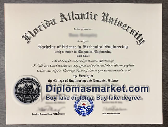 Florida Atlantic University diploma, buy Florida Atlantic University degree, buy fake diploma online.