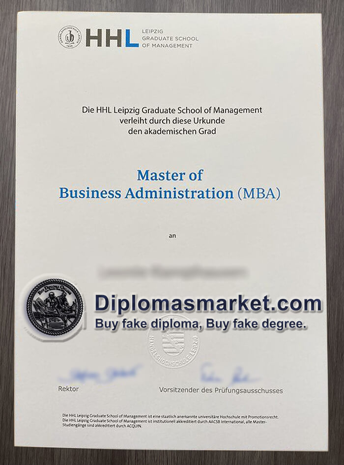 Where to buy HHL fake diploma? buy HHL fake degree online.