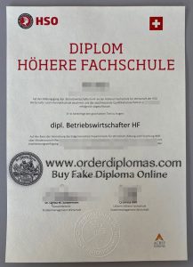 buy fake HSO Wirtschafts Und Informatikschule degree