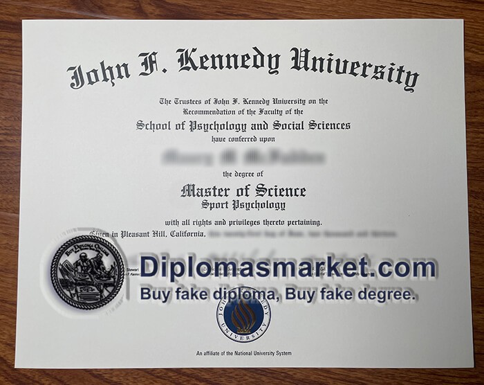 Buy John F Kennedy University diploma, buy JFKU fake diploma, buy JFKU fake degree online.