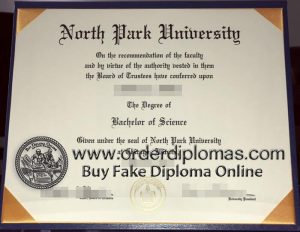 buy fake North Park University degree