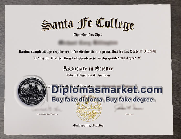 Buy Santa Fe College diploma, buy a fake certificate online, order Santa Fe College fake certificate.