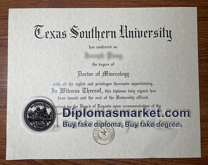 Buy Texas Southern University diploma, buy TSU fake degree, buy fake diploma online.