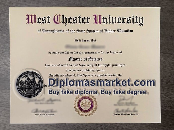 Buy West Chester University diploma, buy WCU fake diploma, buy fake degree online.
