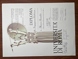 How to Order Buy Universita di Roma Fake diploma?