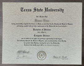 How much does it cost to buy Texas State University Diploma?