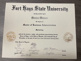 Buy Fort Hays State University Diploma, FHSU Degree.