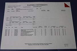 buy fake Napier University Edinburgh degree