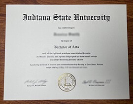 Buy Indiana State University Diploma, Buy ISU fake Degree.