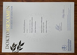 How Can I Order Stockholms Universitet Fake Diploma?