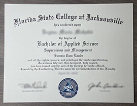 How to order Florida State College at Jacksonville Diploma?