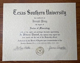 How Can I Buy Texas Southern University Fake Diploma?